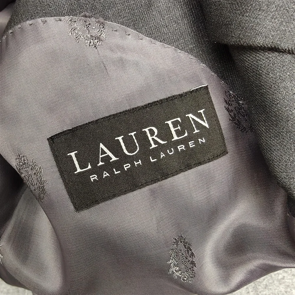 Lauren Ralph Lauren Suit Jacket Mens 48 Gray Two Button Classic Fit Indonesia